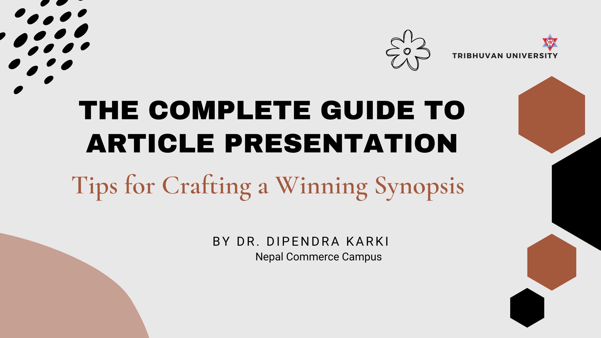 how to make an article presentation